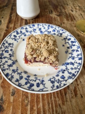 Berry crumble  at Seven Swans Creperie in Kansas City