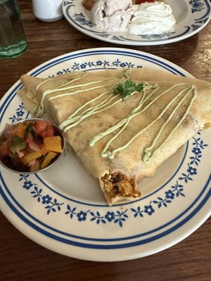 Vegan chorizo scramble   at Seven Swans Creperie in Kansas City