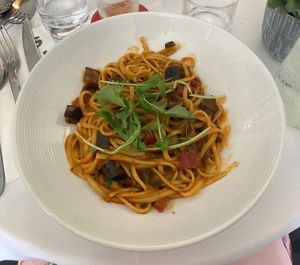 Linguine mit Gemüse  at Le Sunset-Nice in Nice