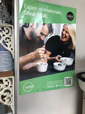 Nimmt an vytal Mehrwegsystem teil / works with reusable system  at Piccola - Südstadt in Cologne