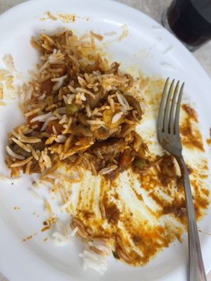 Very tasty vindaloo and it was hot 🔥  at Bombay Grill in Lanzarote