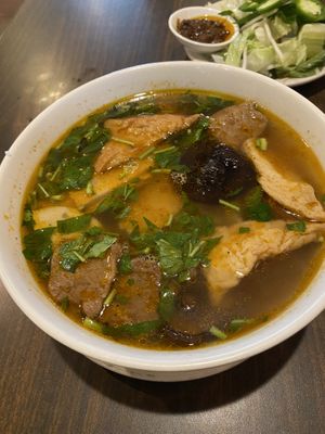 Bun Bo Hue at Blossom Vegetarian in Renton