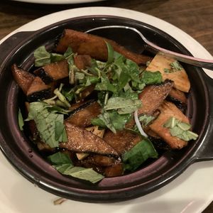 Caramelized Fish Claypot at Blossom Vegetarian in Renton