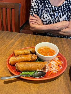 Spring Rolls at Blossom Vegetarian in Renton