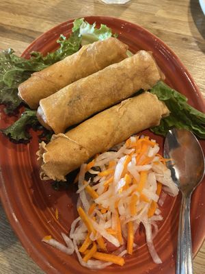 Crispy rolls  at Blossom Vegetarian in Renton