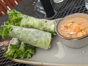 Fresh rolls at Blossom Vegetarian in Renton