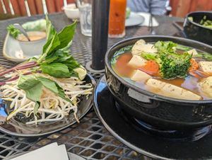 Tofu Pho at Blossom Vegetarian in Renton