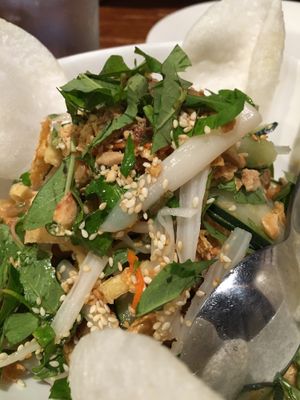 Lotus Blossom Salad at Blossom Vegetarian in Renton