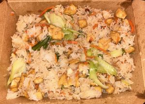 Tofu fried rice   at Blossom Vegetarian in Renton