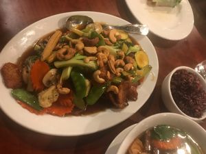 Cashew “chicken”  at Blossom Vegetarian in Renton