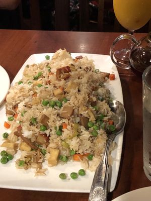 Blossom Fried Rice (with tofu and “pork”) at Blossom Vegetarian in Renton