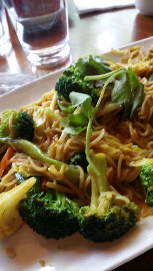 Singapore Noodles at Blossom Vegetarian in Renton