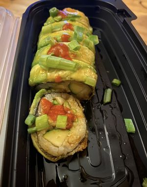 Asparagus roll  at Trapper's Sushi in Tukwila