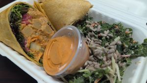 Chili crunch wrap at Redefined Food Co in Palm Coast