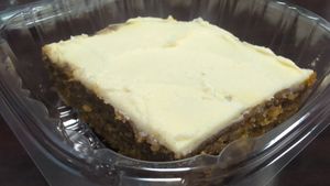 Pumpkin cake at Redefined Food Co in Palm Coast