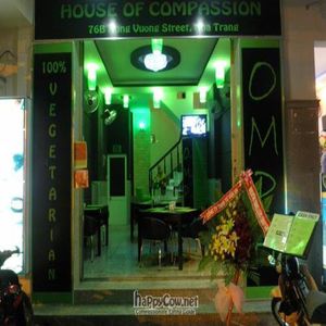 OMPH VEGETARIAN RESTAURANT AT NIGHT at Omph in Nha Trang