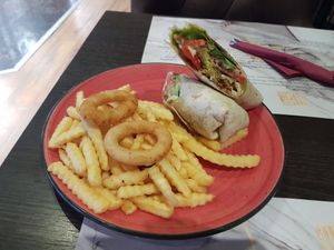 Falafel sandwitch at Hanan Food in Belgrade