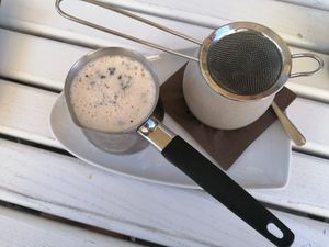 Chai Latte at Cafe Zeitgeist in Lueneburg