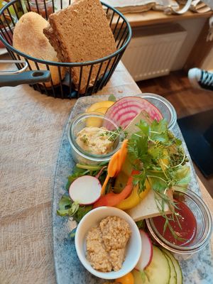 Veganes Frühstück at Cafe Zeitgeist in Lueneburg