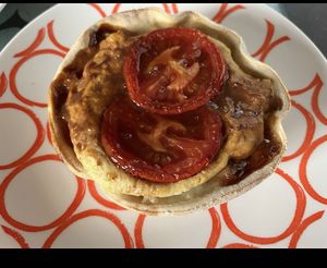 Tomato and balsamic tart  at Toast Bakery in Cwmfelinfach