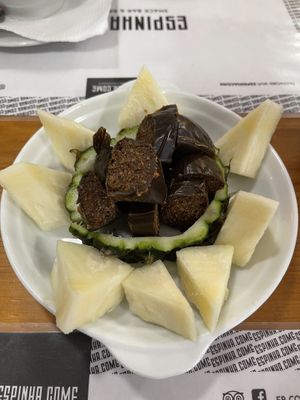 Morcilla con ananás   at Espinha.come in Sao Miguel