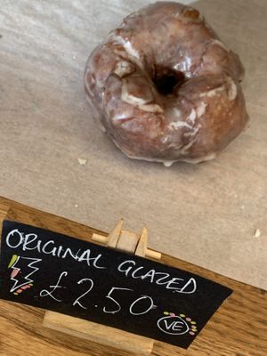 Original VE donut  at Number Eight Bakehouse in Darlington
