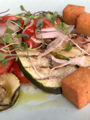 Warm Tomato Salad  at Cote in Henley-on-thames