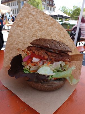 Frühlings Burger at Kleiner Veganer in Herzogenaurach