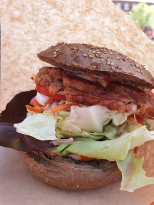 Frühlings Burger at Kleiner Veganer in Herzogenaurach