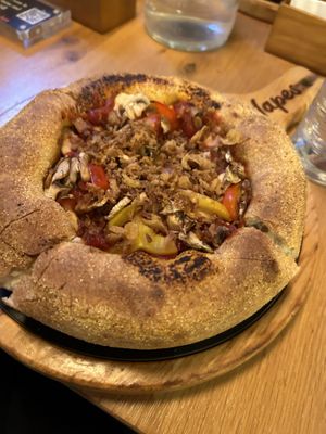vegan pizza  at Japes in London