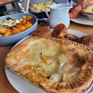 Roast pie at Tam's Kitchen in Paignton