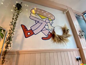 Fun art at Tam's Kitchen in Paignton