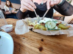 Yum yum! at Tam's Kitchen in Paignton