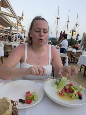 Salad at Dede in Marmaris