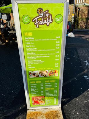   at Top Falafel in Birmingham
