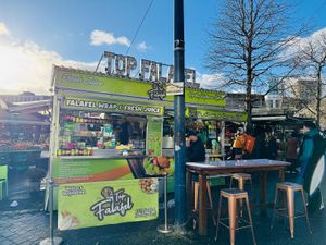   at Top Falafel in Birmingham