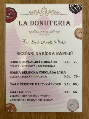   at La Donuteria in Olomouc