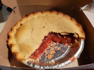 You can order delicious pies!!! The strawberry rhubarb is phenomenal!! at Taste of Eden Bakery and Cafe in Norway