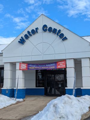 Look for the Water Center sign at Maaji's Street Kitchen in St Louis