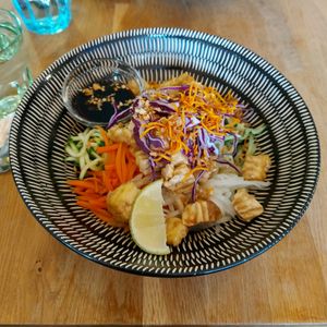 Bun Bowl with tofu at Whatever in Tampere