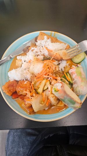 Top Buffet with great variety of vegan options - well worth the price and should come here very hungry only to try everything! at Whatever in Tampere