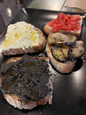 Bruscetta  at KISA'  in Lagos