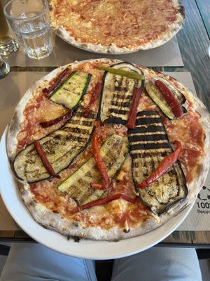 Vegetarian option with vegan cheese  at KISA'  in Lagos