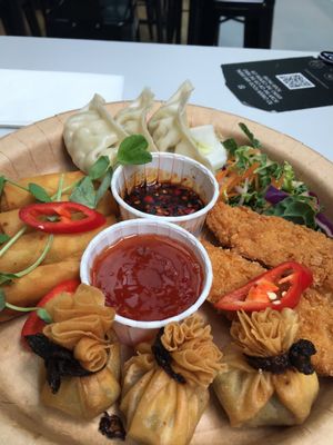Bangkok Platter at SUPA Thai Vegan in Newport