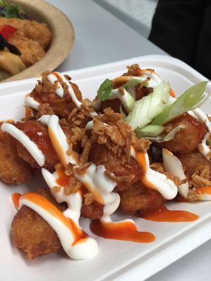 Potato Pops at SUPA Thai Vegan in Newport