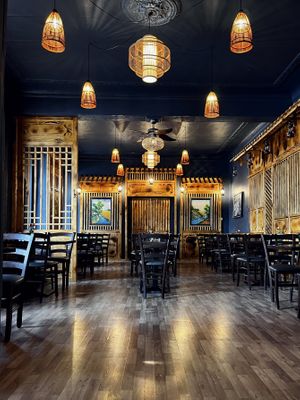 Der Innenraum des Restaurants  at Mama Vegan in Berlin