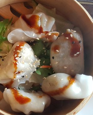 Dumplings at Mama Vegan in Berlin