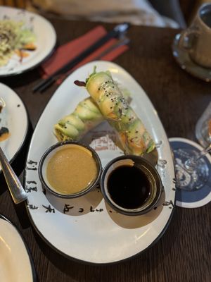 Summer rolls  at Mama Vegan in Berlin