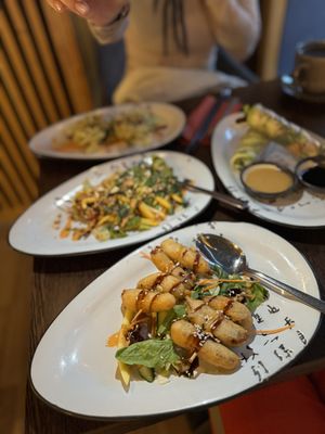 Vegan shrimp appetizer   at Mama Vegan in Berlin