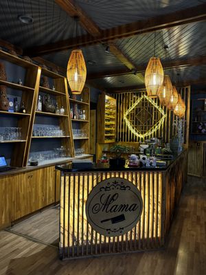 Bar area   at Mama Vegan in Berlin